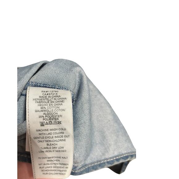 True Religion Jasmine Denim Shirt Dress | Western Belted Button-Up Mini | Size S - Picture 7 of 7